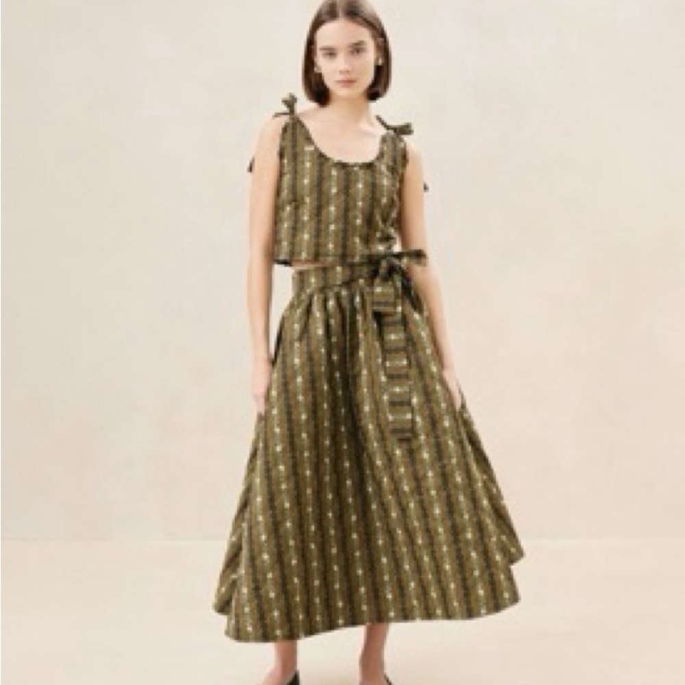 Loeffler Randall Patterned Floral Top